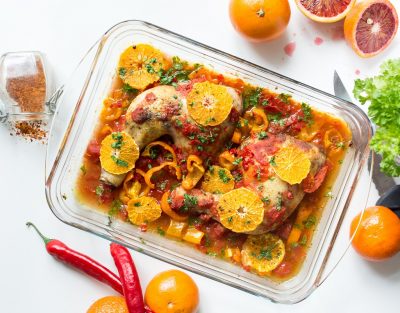 orange baked chicken