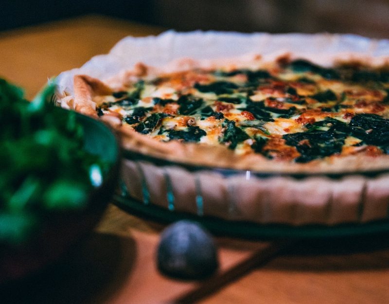 spinach quiche