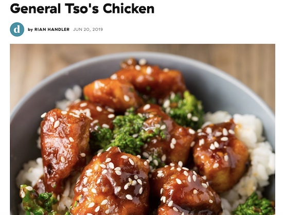 General Tso chicken